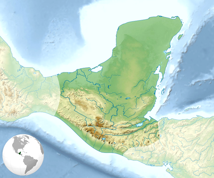 Map of Mayan (Lamanite) Empire