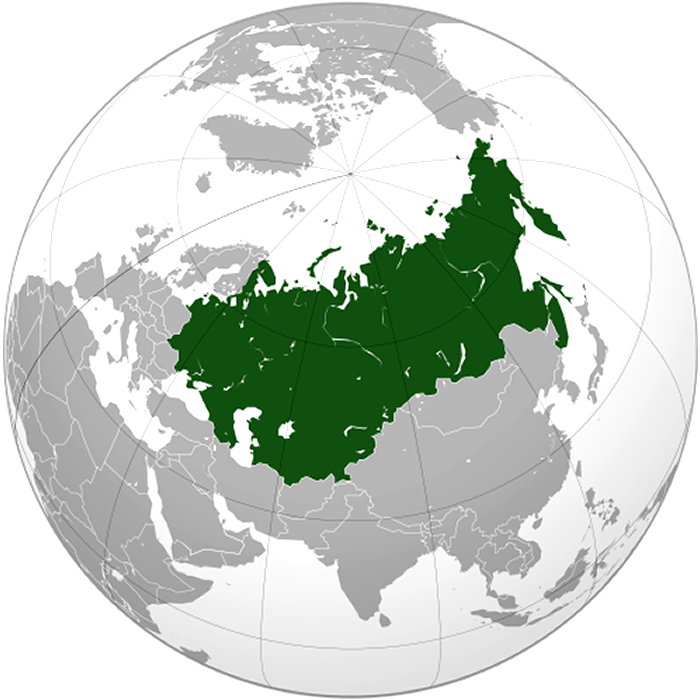 Map of Soviet Union