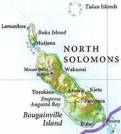 Map of Bougainville