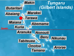 Map of Tungaru Islands