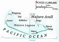 Map of Majuro Atoll