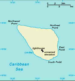 Map of Navassa Island