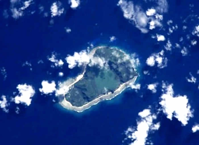 Picture Information Satellite View Of Tikopia Island In Santa Cruz Islands