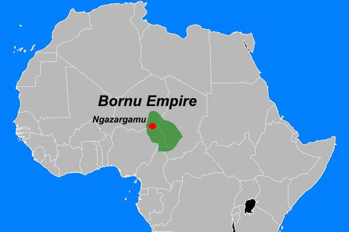 Map of Bornu Empire