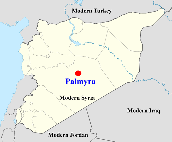 Map of Palmyra Kingdom