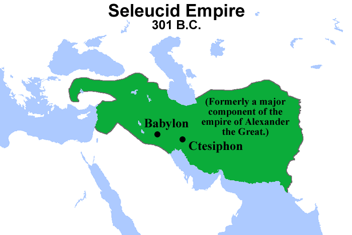 Map of Seleucid Empire