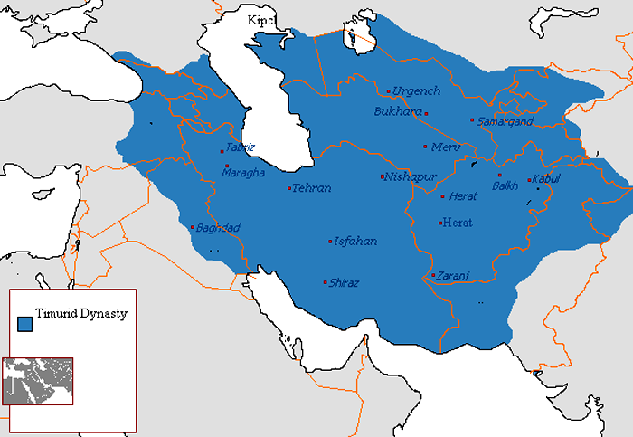 Map of Mari Empire