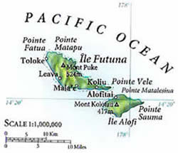 Map of Futuna