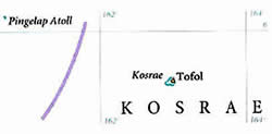 Map of Kosrae State