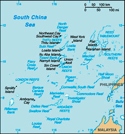 Map of Spratly Islands