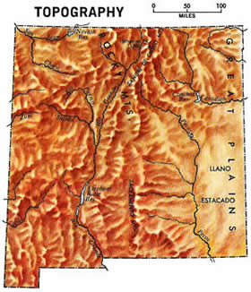 Map of New Mexico